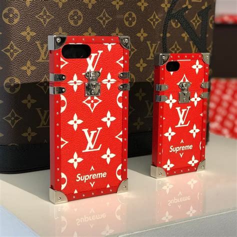 louis vuitton supreme phone case|louis vuitton phone case folio.